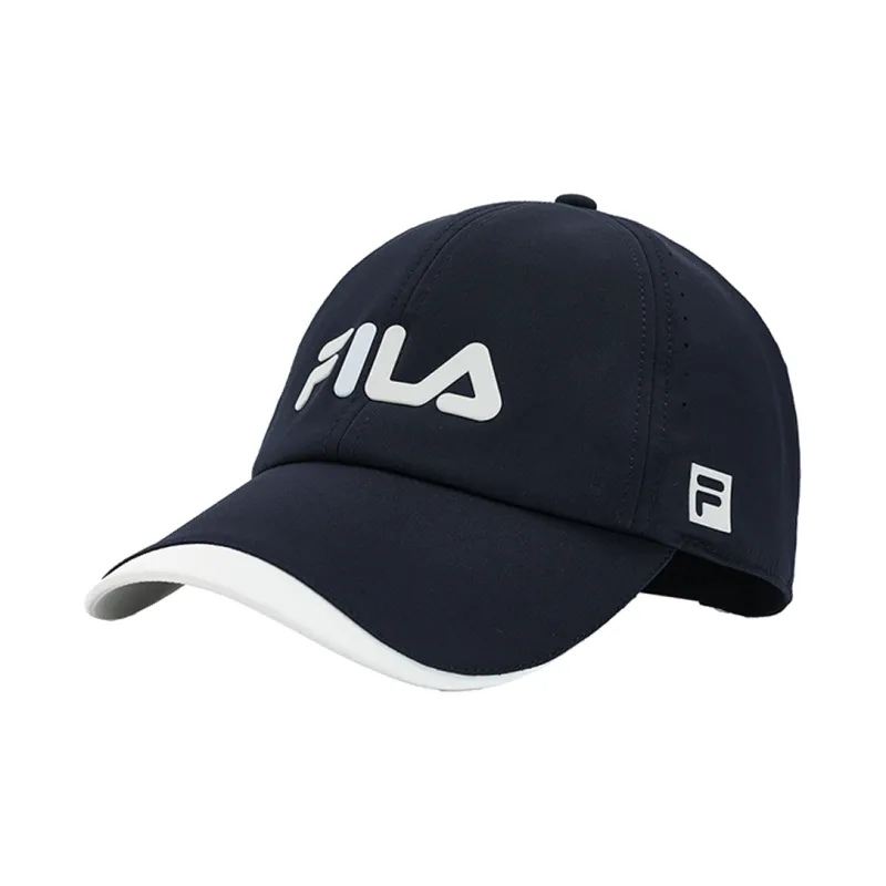 FILA Polyester Elastane Baseball Caps Men's Blue/White-0