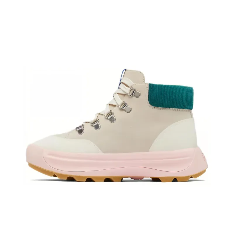 SOREL Wear-resistant And Waterproof High-Top Outdoor Shoes Women's Beige Brown Green-0