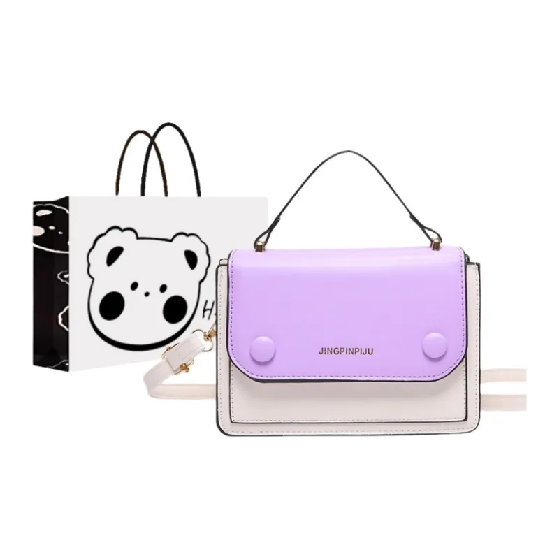 NX DOUGHNUT PU Handbag Regular Women's Black, Purple, Green, Pink, Blue, Orange-4