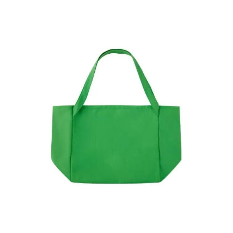 DANGEROUSPEOPLE Cotton Tote Bag, Shopping Bag, Shoulder Bag, Handbag Regular Unisex Yellow/Ecru/Green/Pink-7