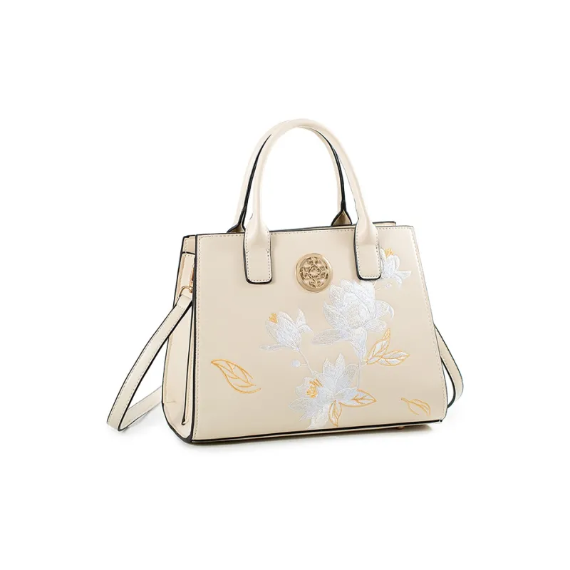 Vigno Synthetic Leather Handbag, Crossbody Bag Regular Women's Apricot-1