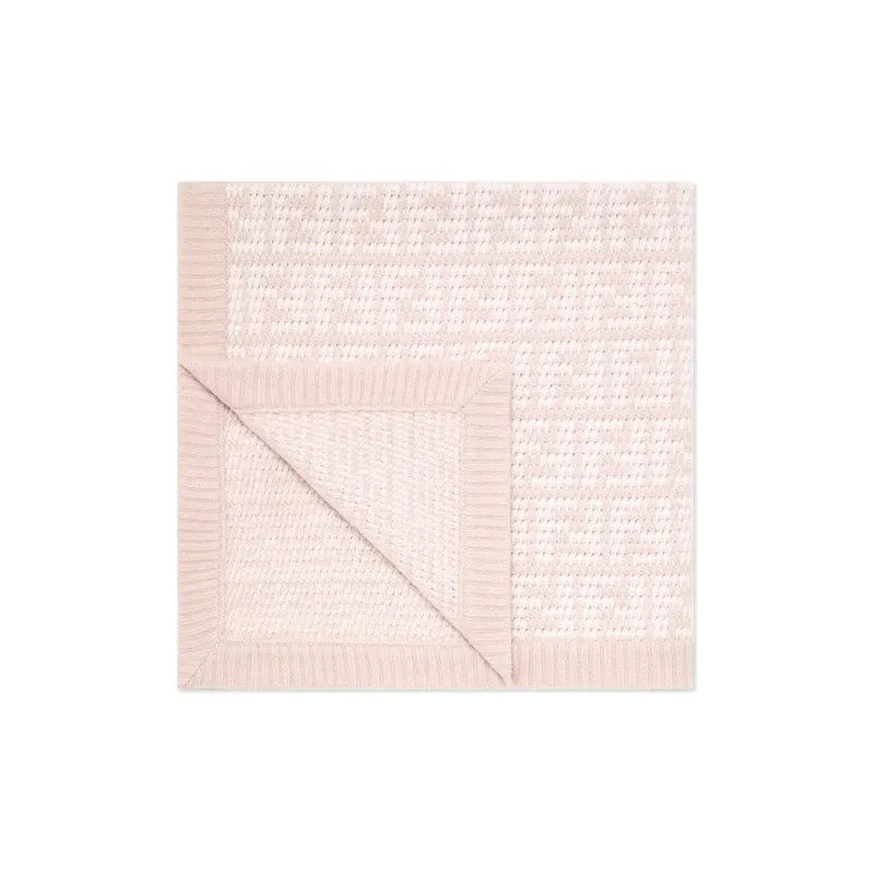FENDI Cashmere Knit Scarves Kids' Pink-1