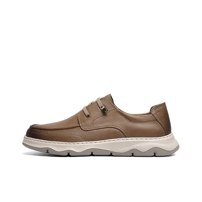 RED DRAGONFLY Casual Shoes Men Low Top Jasper/Khaki-6