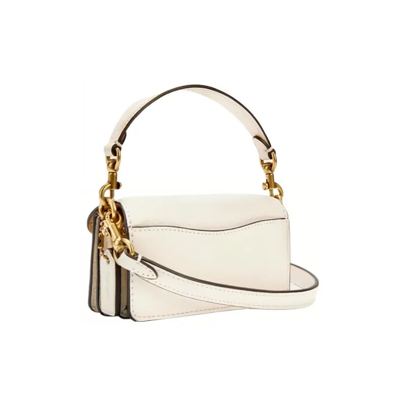 COACH Tabby Cow Leather Crossbody One Shoulder Handbags Small Size Women's Chalk White-1