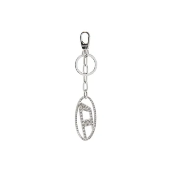 DIESEL Holy C Rhinestone embellished Keyring