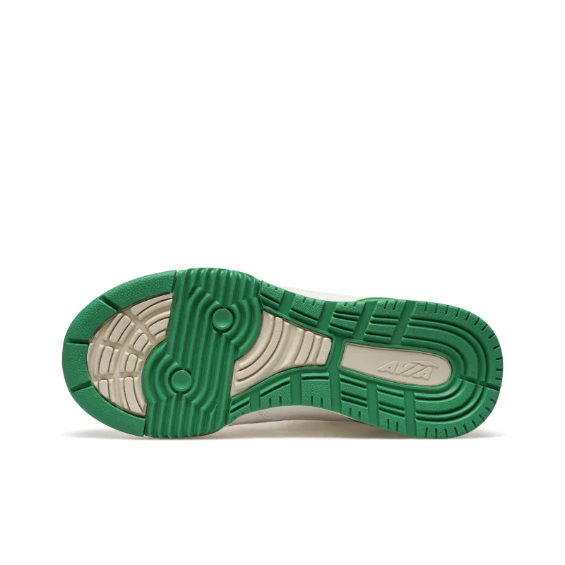 AVIA 855L Series Cushioning Wear Resistant Low Top Vintage Basketball Shoes Women's White Green-5