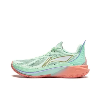LiNing SONIC 12 Cushioning Anti Slip Wear Resistant Breathability Low Top Basketball Shoes Men's Green