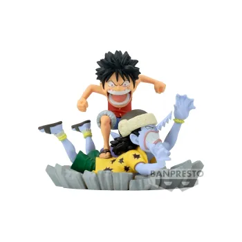 BANDAI One Piece Luffy VS Dragon Glass Factory WCF Assembled Models