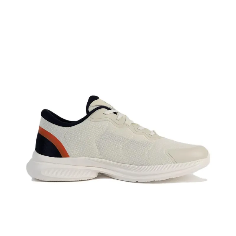 KELME Cushioning Wear Resistant Low Top Casual Running Shoes Unisex Beige Yellow-1