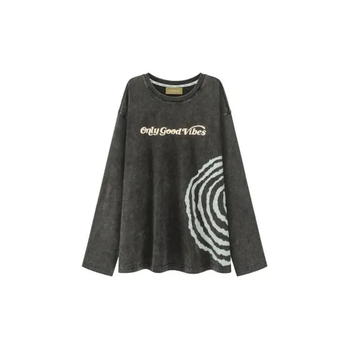 NO ONE ELSE T-Shirt Women's Black Gray