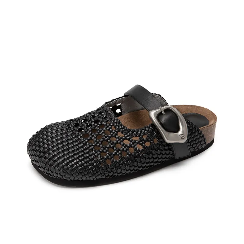 MIO Closed Toe Slippers Women's Beige-8
