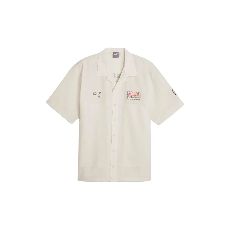 PUMA Porsche Legacy Crews Shirt Men's High Mountain Snow-1