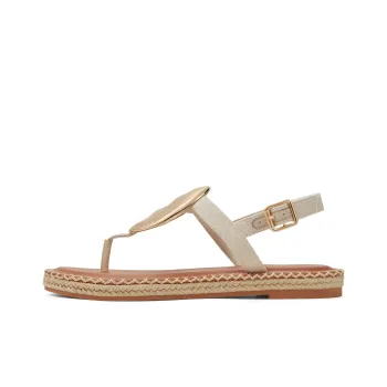 CHARLES&KEITH Small Ck One Strap Sandals 2.1cm Women's Beige/Beige/Black