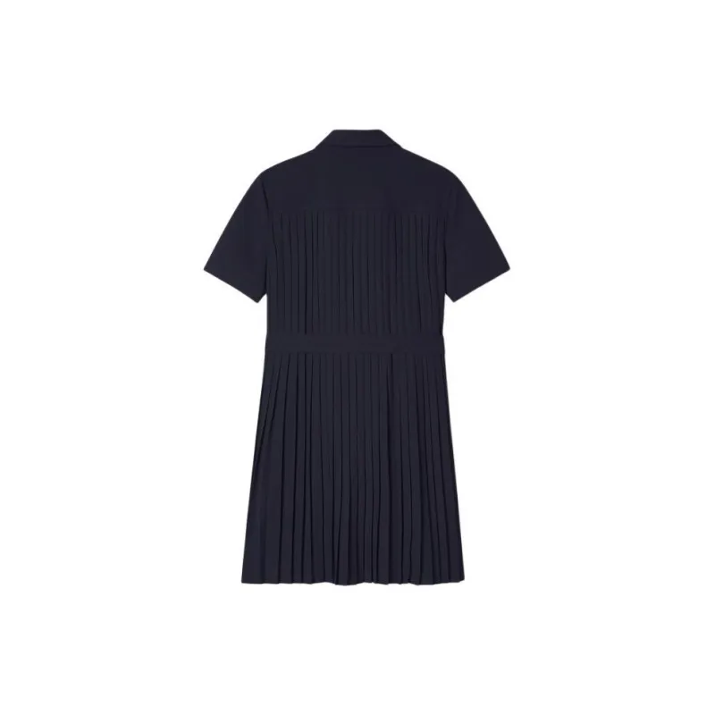 PSALTER Short Sleeved Dress Women's Navy Blue-1