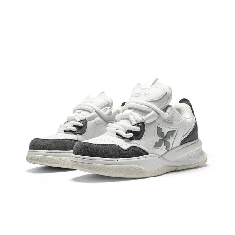 DESKISS Skateboard Shoes Men Low Top Glacier Gray-2