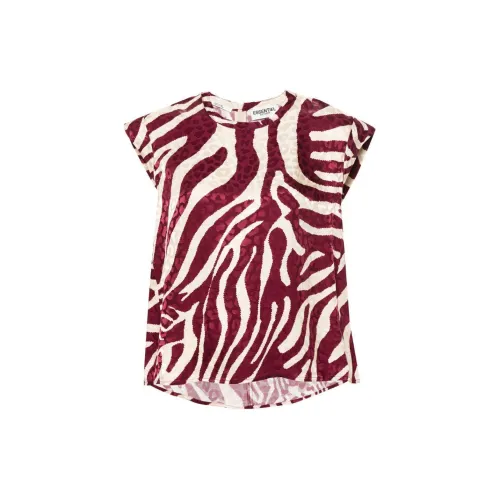 ESSENTIEL ANTWERP Zebra-print Blouse