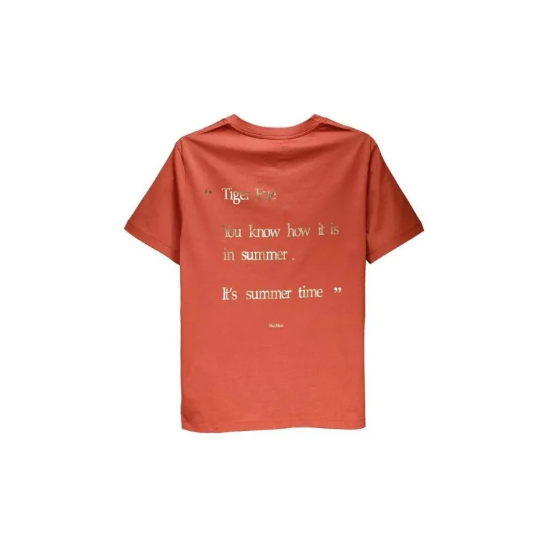 'S MAX MARA Logo Printed Crewneck T Shirt-1