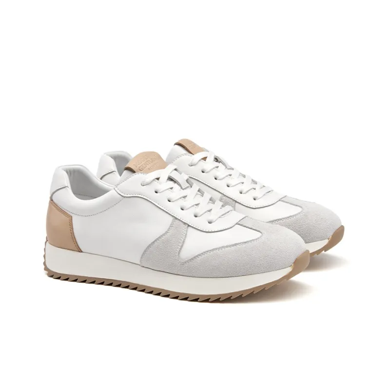 Beau Today Casual Shoes Men's Beige White Brown-1