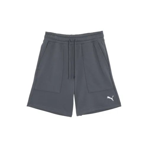 PUMA Casual Shorts Men's Black Gray