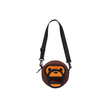 A BATHING APE Polyester Crossbody Bag, Shoulder Bag Men's Brown