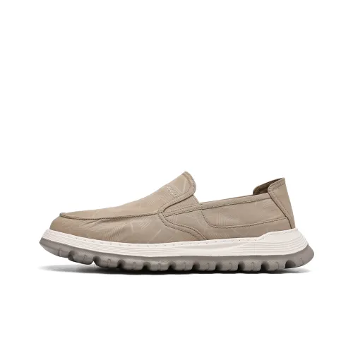 TRUMPPIPE Low-Top Canvas Shoes Men's Khaki