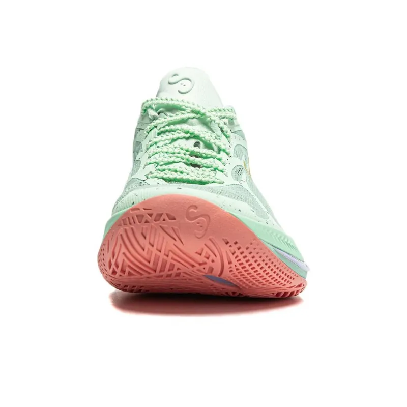 LiNing SONIC 12 Cushioning Anti Slip Wear Resistant Breathability Low Top Basketball Shoes Men's Green-3