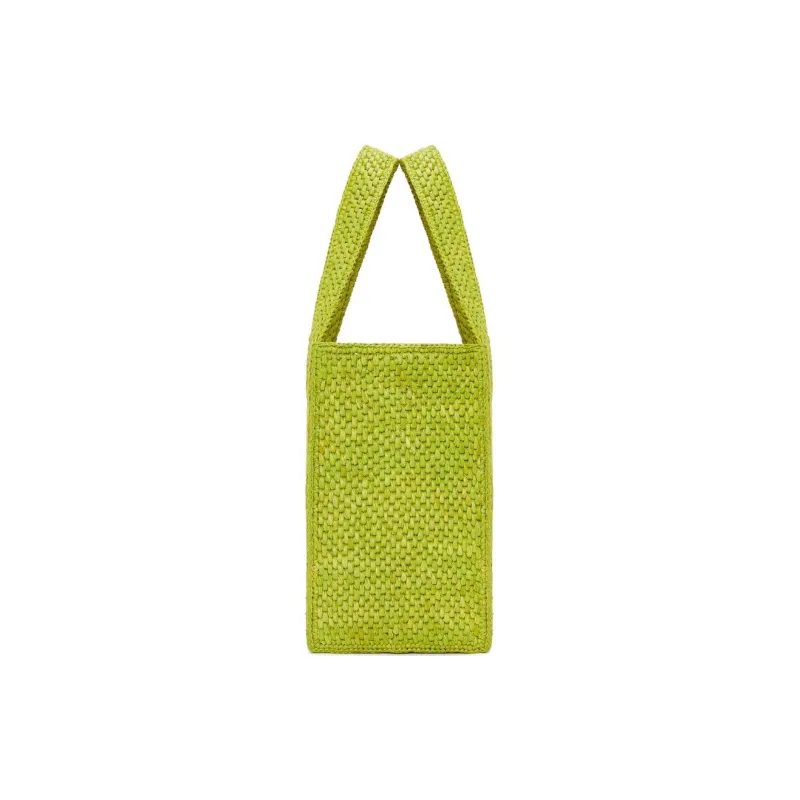 LOEWE Font Tote Raffia Shoulder Bag, Crossbody Bag, Handbag Medium Size Women's Pasture Green-3