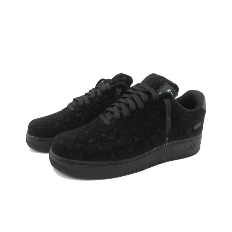 Nike Air Force 1 Low X LOUIS VUITTON Shoes 'Black Anthracite'-2