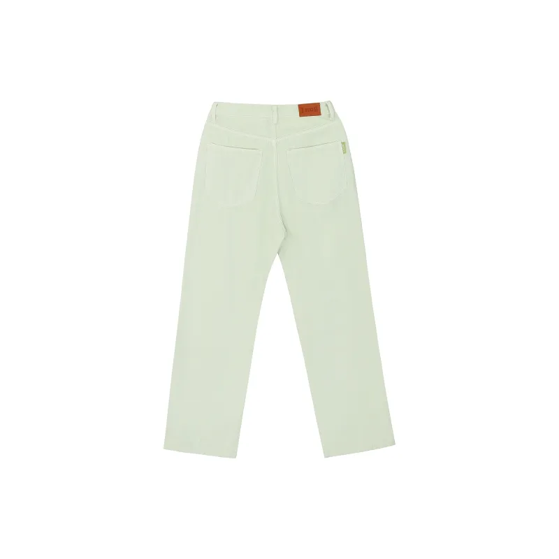 LKOD Jeans Women's Green-1