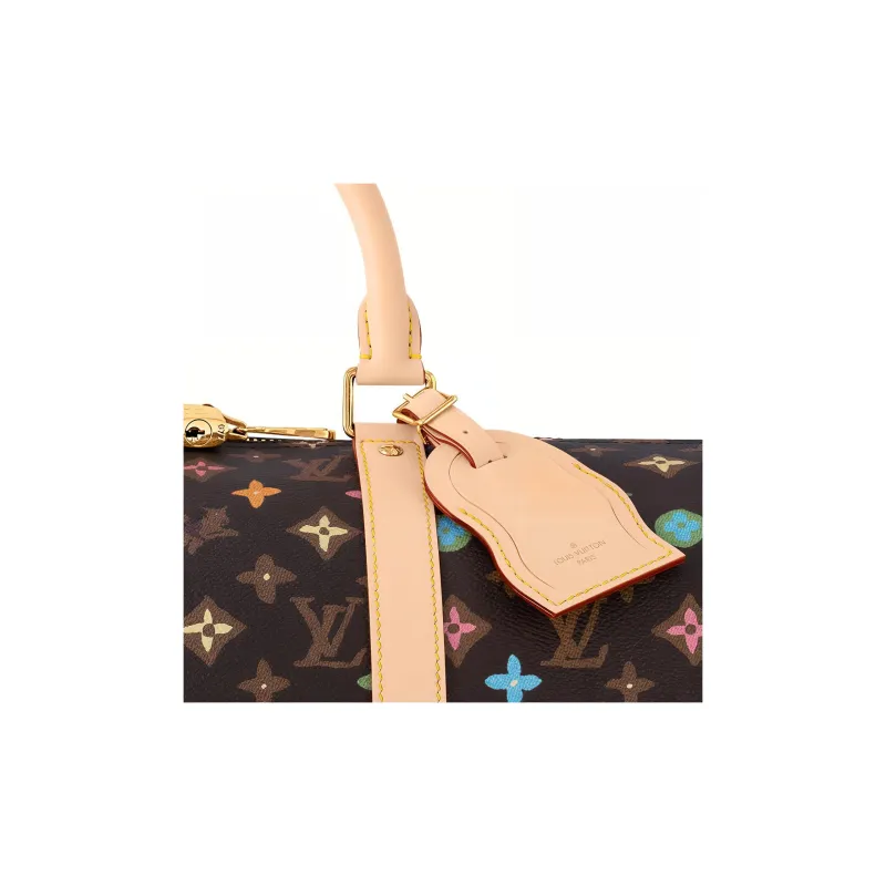 LOUIS VUITTON By Tyler The Creator Keepall Bandouliere 50 Chocolate Craggy Monogram-4