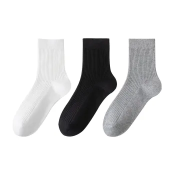 XXLLG Mid Calf Socks Men's 3 Pack