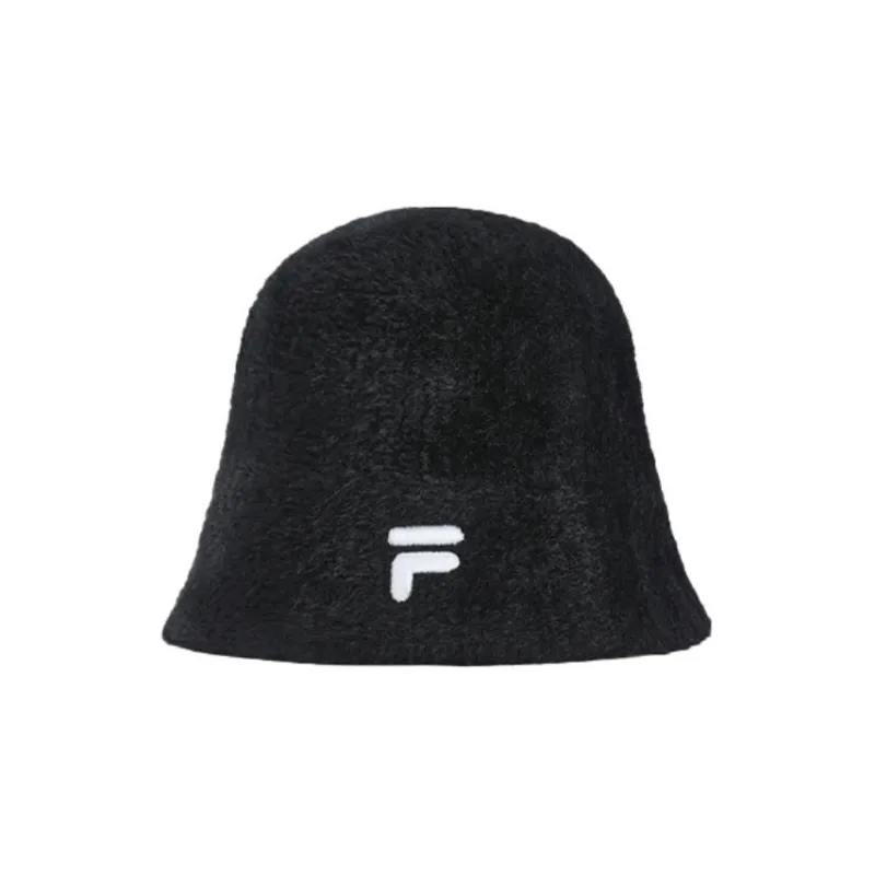 FILA FUSION Polyester Bucket Hats Unisex Black-0
