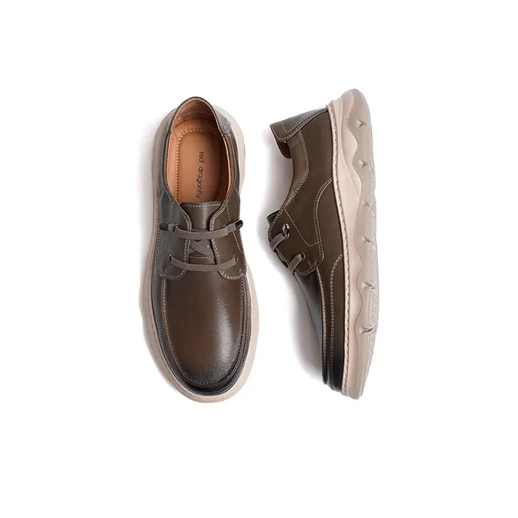 RED DRAGONFLY Casual Shoes Men Low Top Jasper/Khaki-2