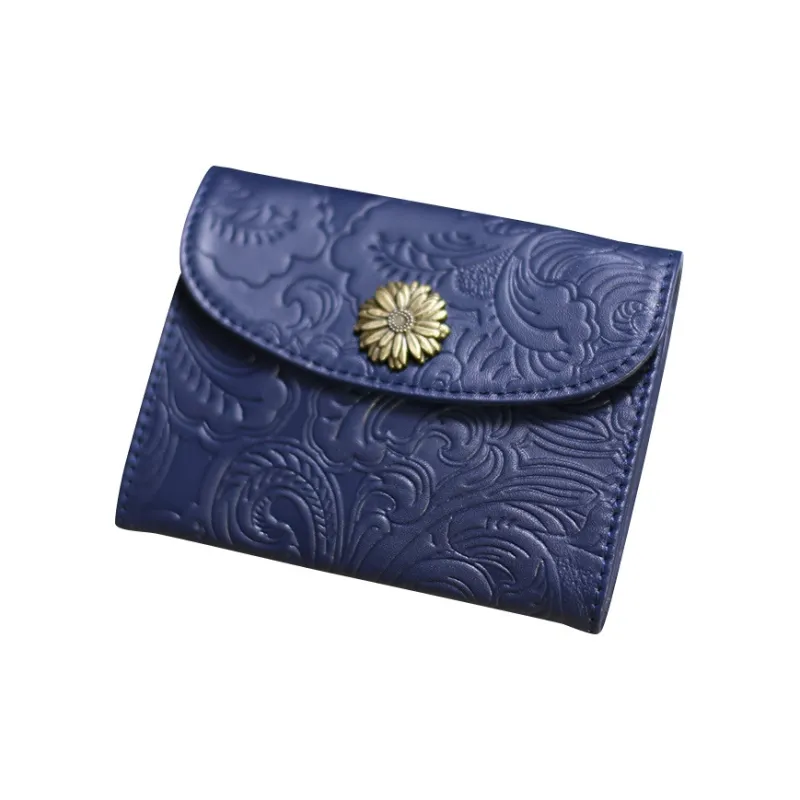 DOSRFINI Cow Leather Genuine Leather Wallet Unisex-3