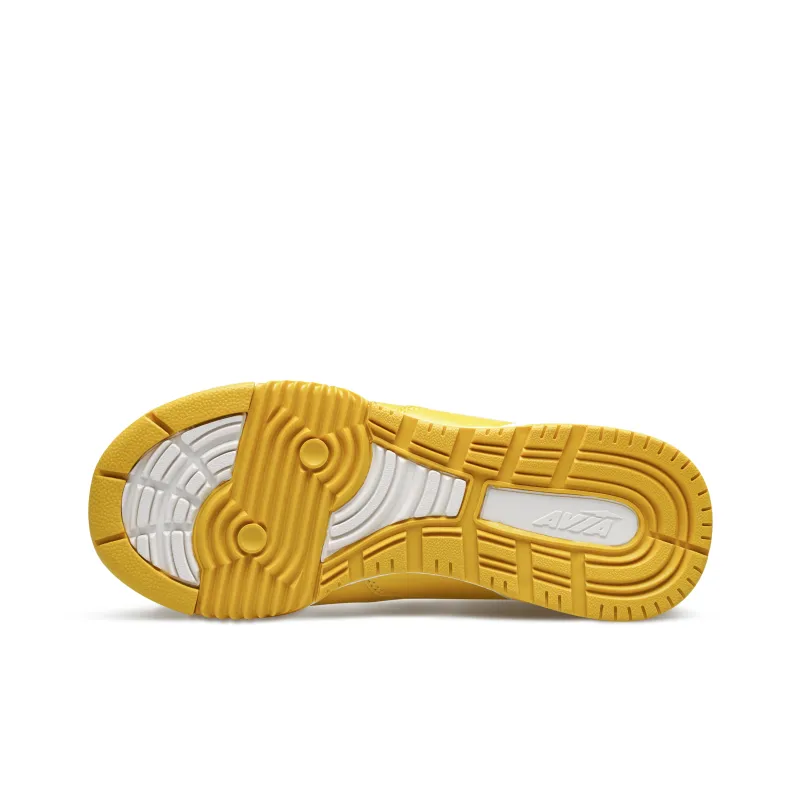 AVIA 855L Series Low-Top Lightweight Vintage Basketball Shoes Women's White Bright Yellow-5