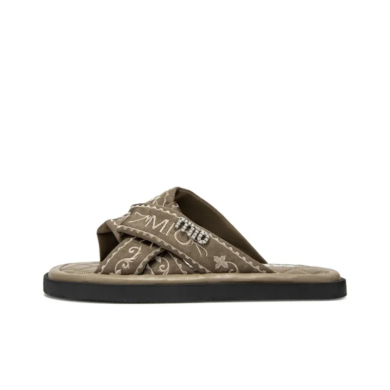 MIO Slide Slippers Women's Black-6