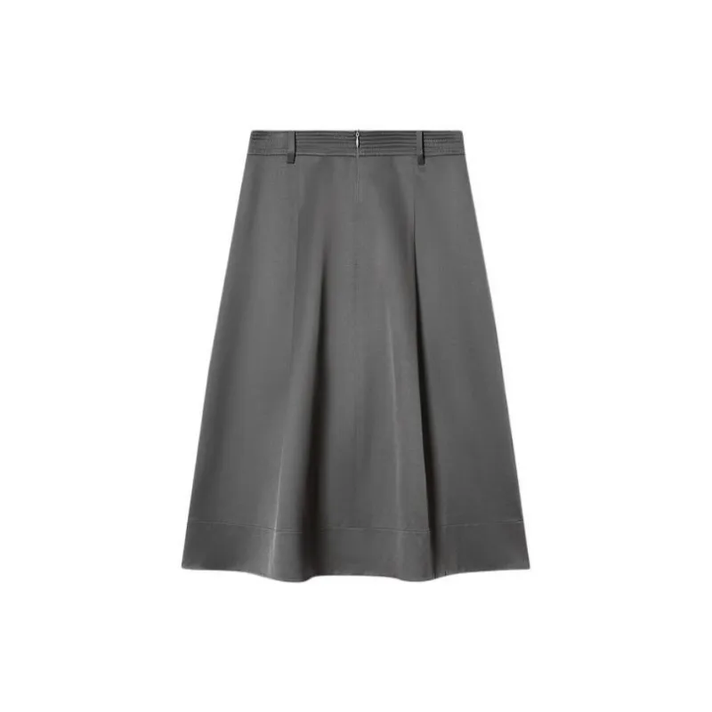 PSALTER Casual Long Skirt Women's Antique Silver-1