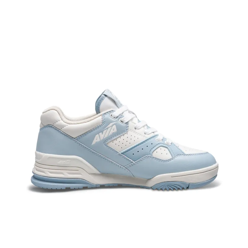 AVIA 855L Series Cushioning, Wear Resistant Low Top Vintage Basketball Shoes Women's White Blue-1