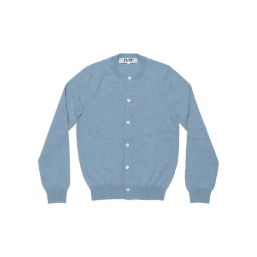 CDG Play Sweaters Unisex Light Blue