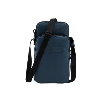 CALVIN KLEIN Polyurethane Cell Phone Shoulder Bag Crossbody Bag Men's Blue