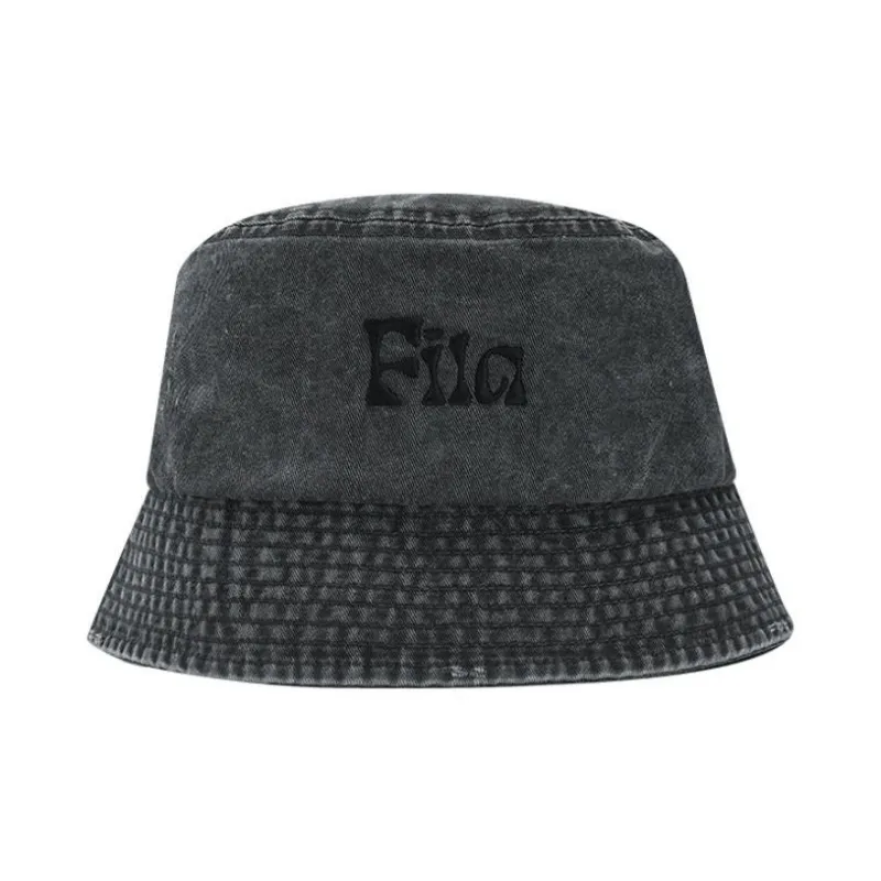 FILA FUSION Cotton Bucket Hats Unisex Gray-0