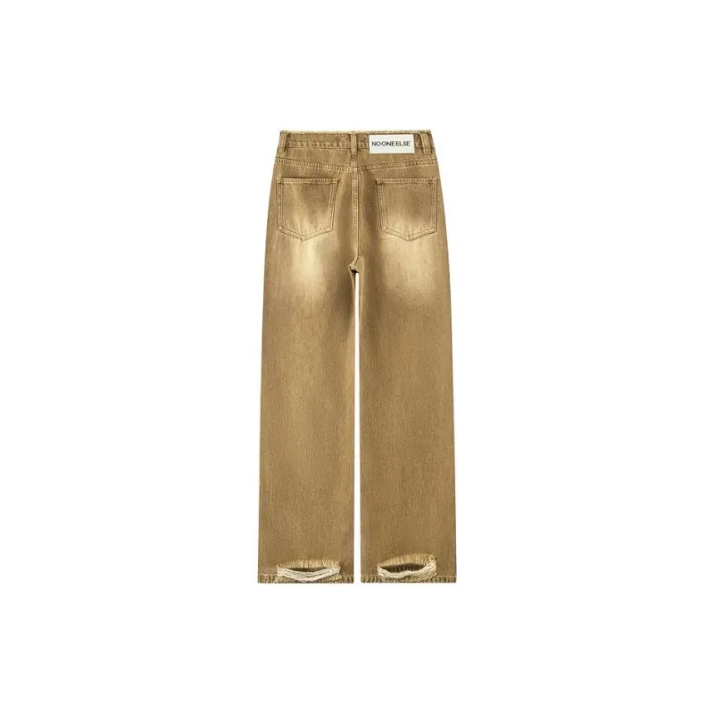 NO ONE ELSE Jeans Women's Desert Brown-1