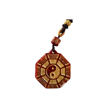 The Thousand Seals Family Reconstructed Cinnabar Pendants Unisex