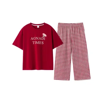 Huggy Kissy Pajama Set Women's Red