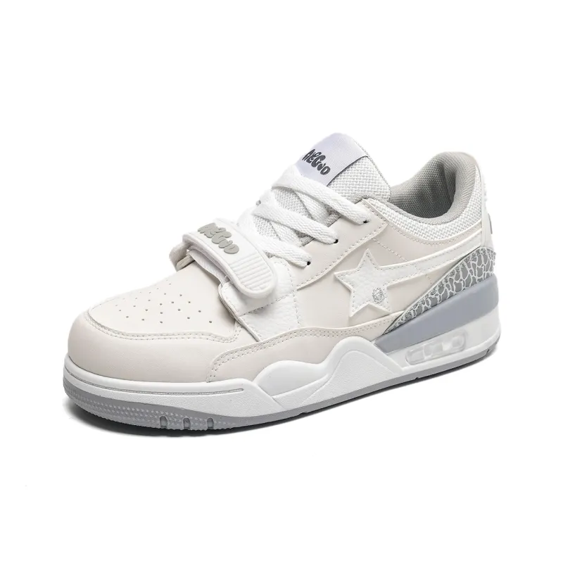 Circle Small Cushioning Coverage Wear-Resistant Lightweight Slip-Resistant Low-Top Skateboard Shoes Unisex-33