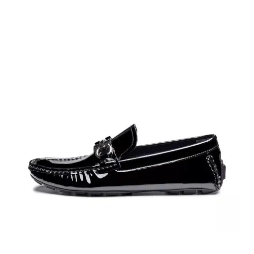 LEYGMENLG Gommino Loafers Men Black