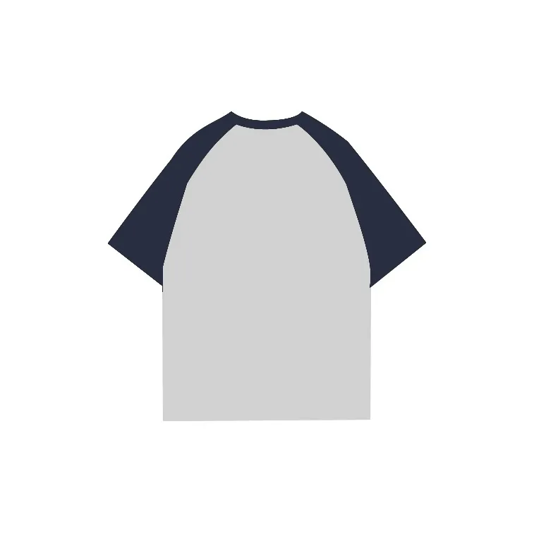 Jean West T Shirt Raglan Sleeve Summer Men's Blue Gray-4