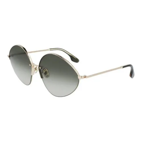 Victoria Beckham Irregular Shape Sunglasses Women's Silver