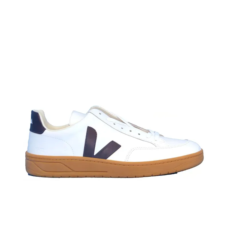VEJA V 12 Leather 'White Nautico Gum Sole'-1