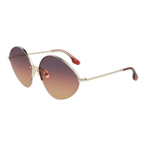 Victoria Beckham Irregular Shape Sunglasses Women's Silver